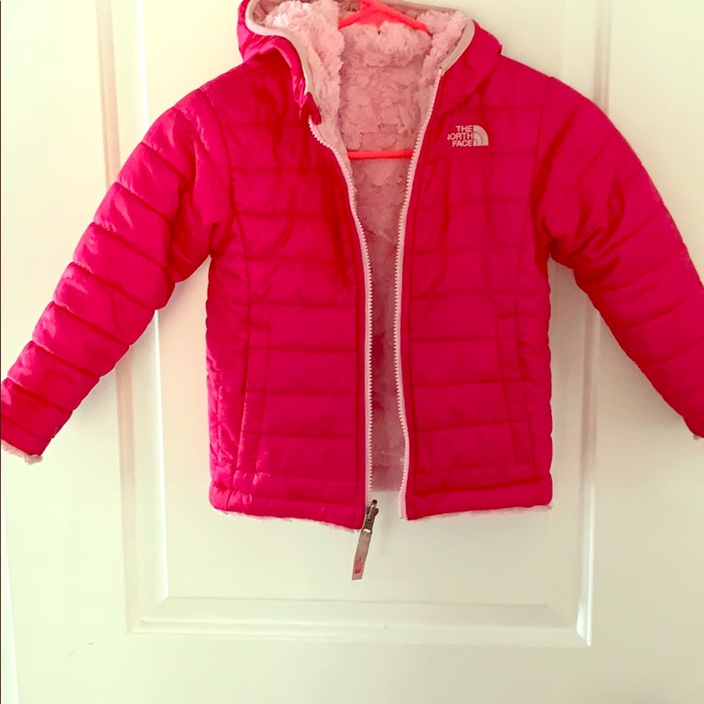 Pink North face- pet & smoke free home